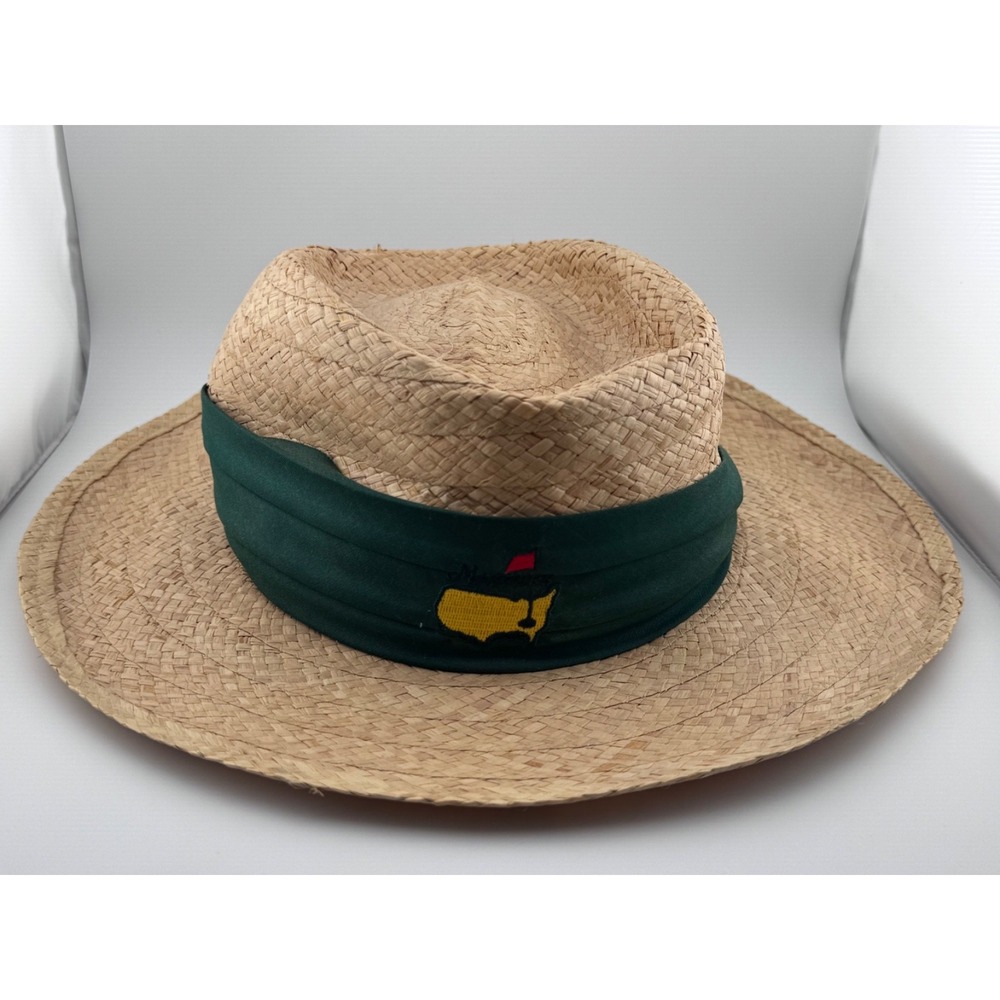Vintage Masters Augusta National Straw Sun Hat Size L/XL Biltmore Made in Canada
